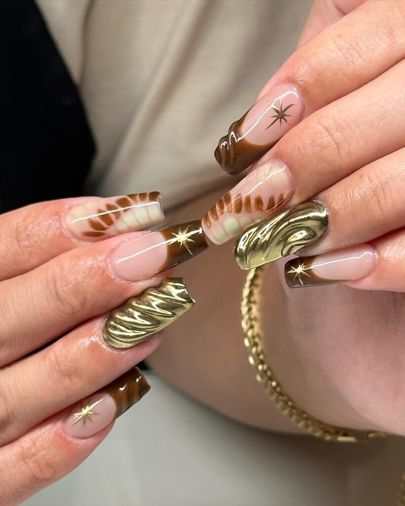 aesthetic graduation nails