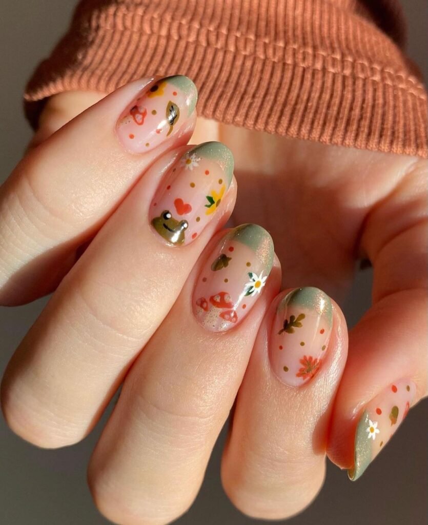 autumn nail designs easy