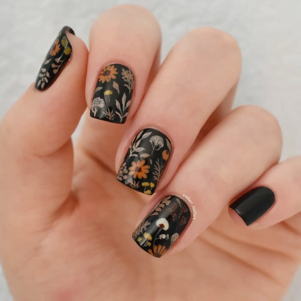 cute autumn nail designs 