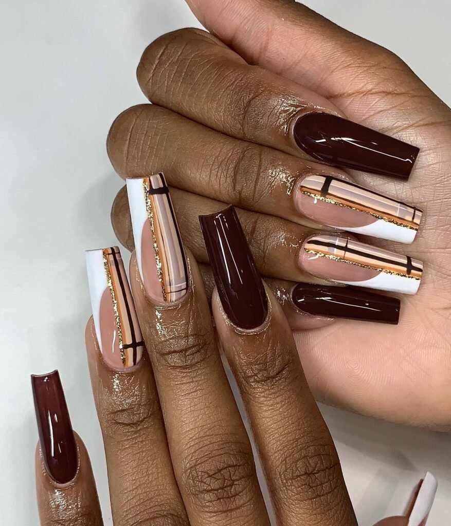 fall nails for dark skin