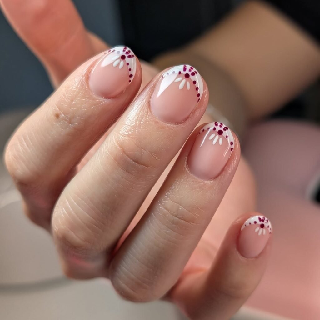 graduation nail inspo short