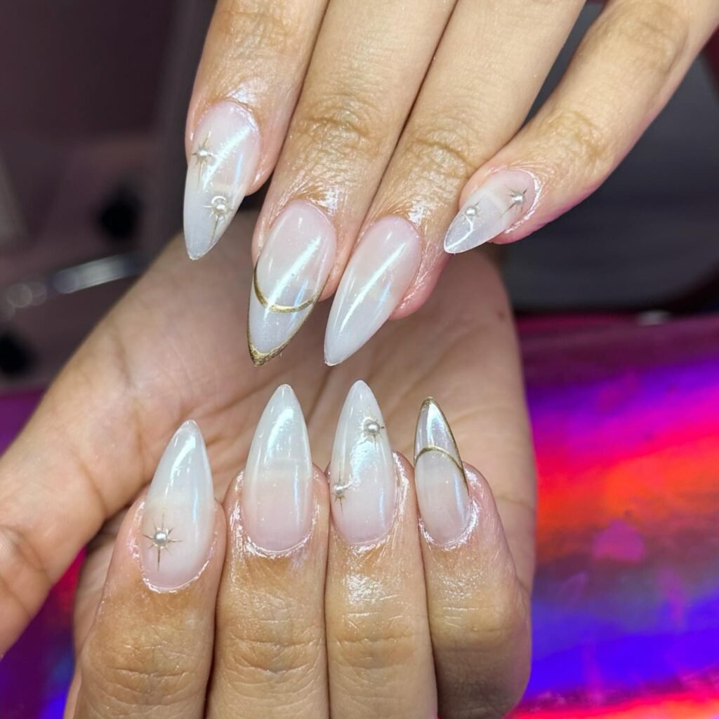 graduation nails classy