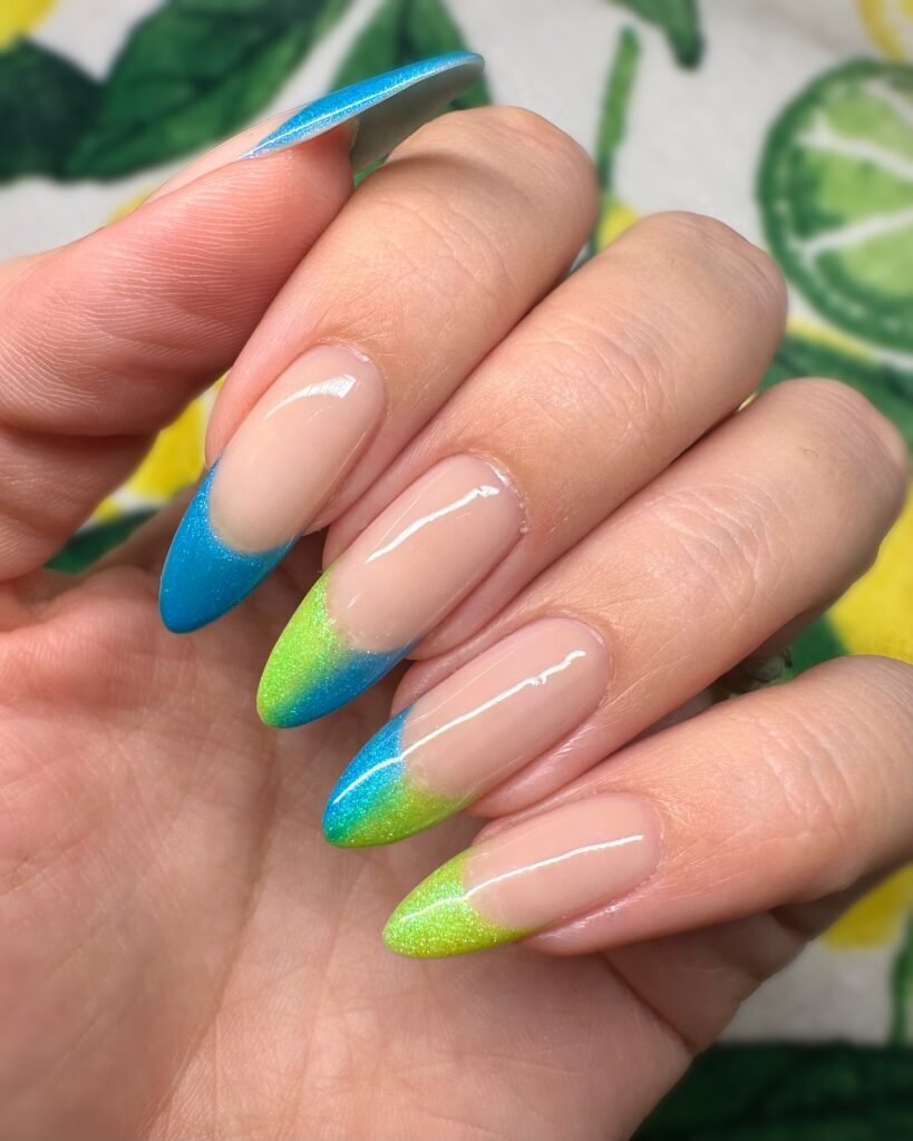summer neon nail designs
