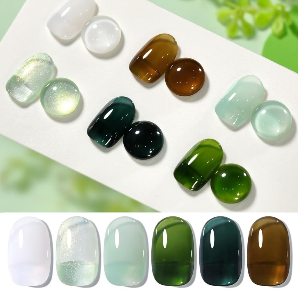 Born Pretty Jelly Green Milky