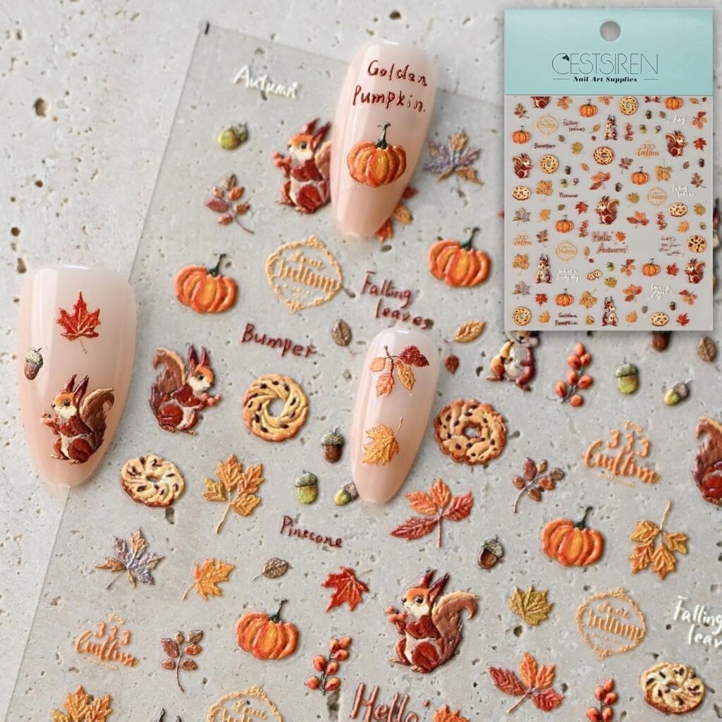 CESTSIREN Fall Squirrel Nail