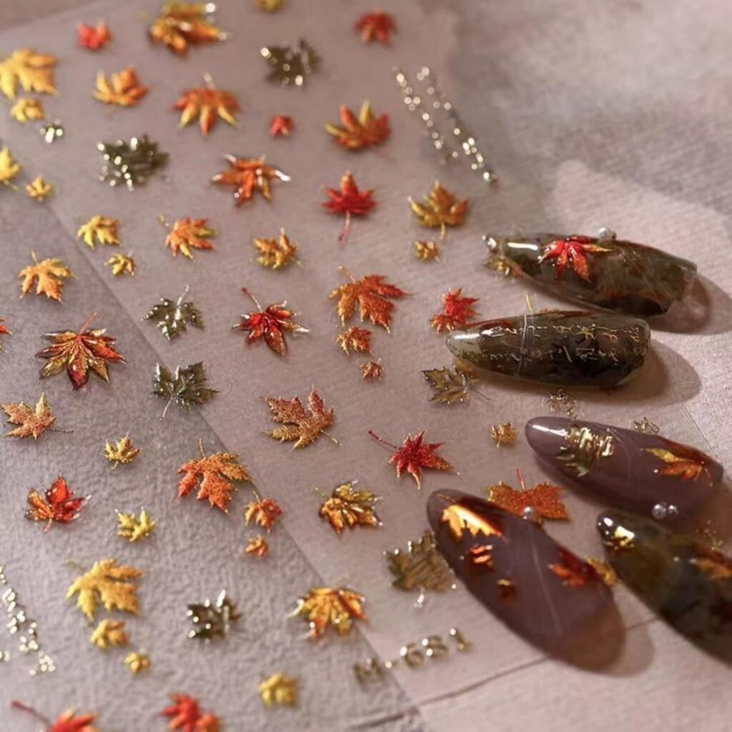 Maple Leaf Nail Stickers